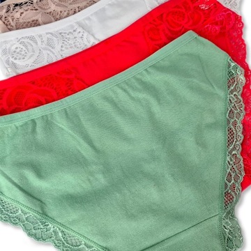4x KORONKOWE ZMYSŁOWE FIGI MAJTKI JAKOŚĆ S/M 15