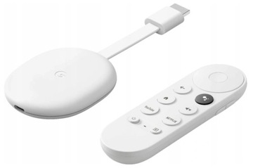 МУЛЬТИМЕДИЙНЫЙ ПЛЕЕР GOOGLE CHROMECAST 4 Smart TV ГОЛОСОВОЙ НАБОР