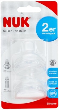 USTNIK MIĘKKI NUK SILIKON 2 SZT.