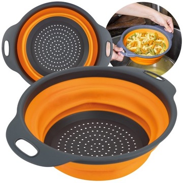 БОЛЬШОЙ СКЛАДНОЙ ДУРШРУГЛ СИЛИКОНОВЫЙ СИТРО ДУРШРУХ КАПЕЛЬНИК 24 см