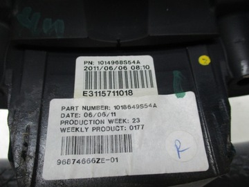 PEUGEOT 508 10-14 VOLANT KOŽENÁ POD MULTIFUNKCE PĚKNÝ