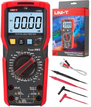 Univerzální Digitální Multimetr Měřič Proudu UT89X True Rms Termosonda