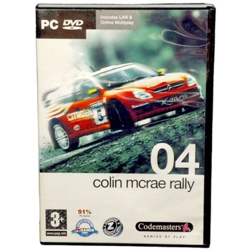 Colin McRae Rally 04 PC BOX / wydanie pudełkowe / wyścigi samochodowe #2