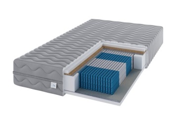 Materac twardy multipocket H3 H4 z kokosem 110x200