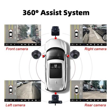 Автомобильная панорамная системная камера 360° для мультимедийного экрана Android, Android