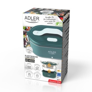 Adler AD 4505 зеленый Контейнер для еды с подогревом, ланч-бокс, вместимость