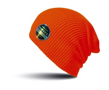 CZAPKA OVERSIZED BEANIE SMERFETKA Fluorescent Oran