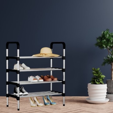 ПОЛКА ДЛЯ ОБУВИ ПОДСТАВКА КНИЖНЫЙ ШКАФ ПОЛКА 4 УРОВНЯ