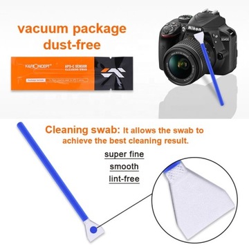 Комплект для очистки сенсора камеры APS-C - K&F Concept
