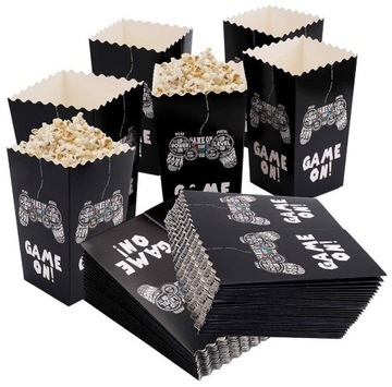 150 papierowych pudełek do popcornu, przekąsek na imprezę i wieczór filmowy