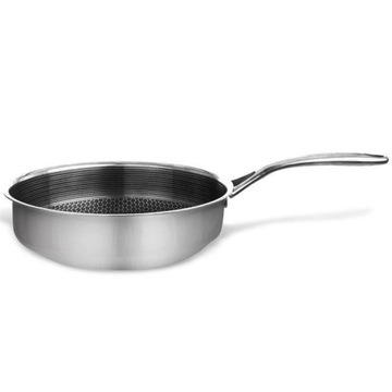 Patelnia stalowa Głęboka COOKCELL 26x7.2cm