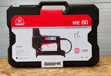 Zszywacz elektryczny 230V MAESTRI tapicerski zszywki typ 80 380 GA21 6-16mm