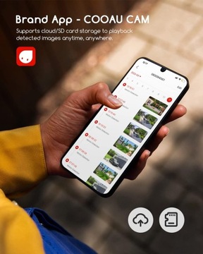 КУПОЛЬНАЯ IP-КАМЕРА COOAU ZS-GQ1 3 МП С ОТРАЖАТЕЛЕМ, БЕСПРОВОДНАЯ БАТАРЕЯ