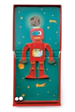 Puzzle magnetyczne Robot tor kulek podróżna Wawer