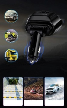 АВТОМОБИЛЬНЫЙ РАЗВЕТВИТЕЛЬ РАЗВЕТВИТЕЛЬ FM-ПЕРЕДАТЧИК ЗАРЯДНОЕ УСТРОЙСТВО 2xUSB