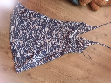 Sukienka H&M plecy 38 M 36 kwiaty