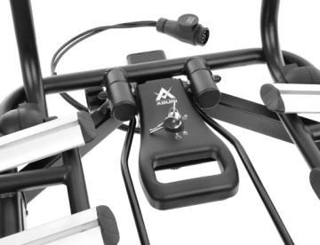 КРЮК ДЛЯ ВЕЛОСИПЕДА Aguri Active Bike 2 велосипеда НАКЛОННЫЙ, ЧЕРНЫЙ, 13-КОНТАКТНЫЙ