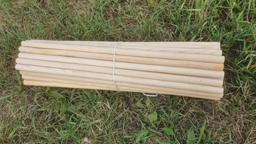 Колышек из ясеня 50 см, диаметр 15 мм, штифт, валик