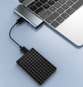 Док-станция USB C HUB тип C HDMI для MacBook Pro Air 13/15/16'' 87 Вт