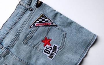 ДЖИНСОВАЯ МИНИ-ЮБКА PARISIAN 40 Л С СЕКСУАЛЬНЫМИ НАШИВКАМИ