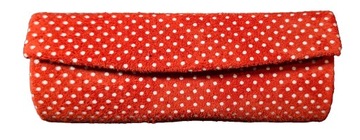 Zamszowe etui na szminkę z lusterkiem