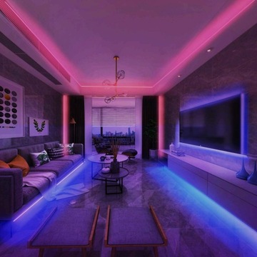 Светодиодная лента RGB 5м 5050 12В ДИСТАНЦИОННОЕ УПРАВЛЕНИЕ ПРИМЕНЕНИЕ ПЛОТНОЕ