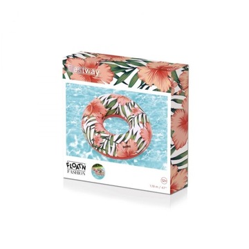 Надувное кольцо Bestway Tropical Palms, микс дизайнов, 119 см