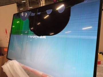 Телевизор TOSHIBA 65UA2063DG UHD AndroidTV — поврежден