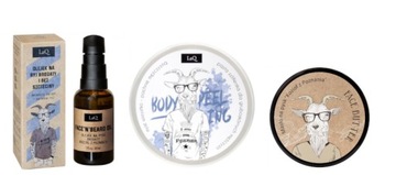 LAQ KOZIOŁ ZESTAW 3cz OLEJEK + PEELING + MASEŁKO