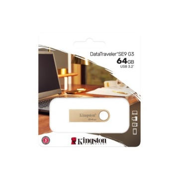 Флеш-накопитель Kingston Data Traveler 64 ГБ DTSE9G3 USB3.2 Gen1
