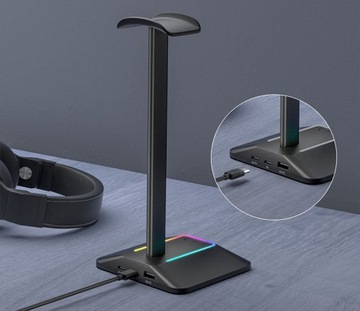 Подставка для наушников MOZOS D12 RGB со светодиодной подсветкой