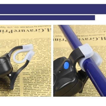 2 сигнализатора поклевки рыбы со светодиодным индикатором