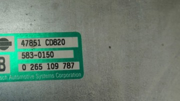 NISSAN 350Z MODUL ŘÍZENÍ 47851-CD820