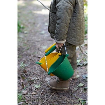 СКЛАДНОЕ ВЕДРО ДЛЯ ВОДЫ И ПЕСКА, ЖЕЛТОЕ