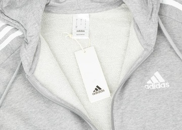 adidas bluza męska sportowa z kapturem rozpinana Essentials Hoodie roz. L