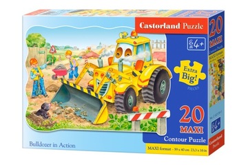 Puzzle 20el MAXI SPYCHACZ W AKCJI Castor od 4 lat