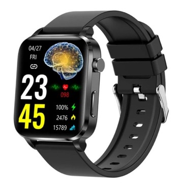 ZEGAREK SMARTWATCH Z FUNKCJĄ POMIARU CUKRU GLUKOZY TEMPERATURY POLSKIE MENU