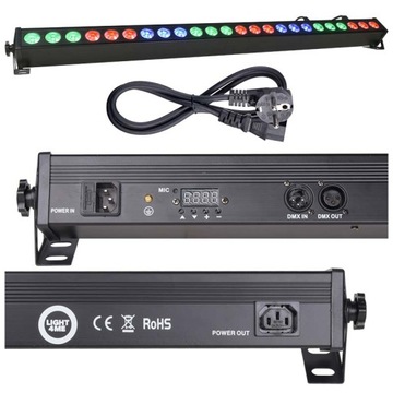 LIGHT4ME DECO BAR 24 RGB listwa belka LED oświetleniowa estradowa