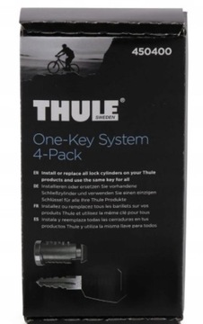 Замочные вставки 4 шт. THULE 450400 Система одного ключа