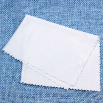 Белая ткань для мониторов очков из микрофибры