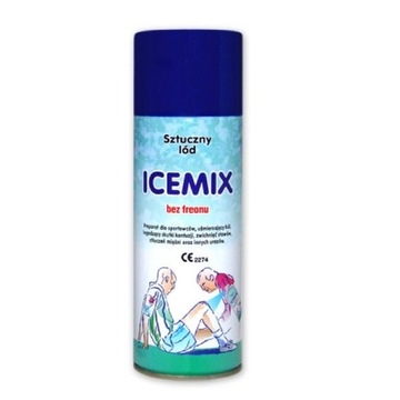 SZTUCZNY LÓD W AEROZOLU SPRAYU CHŁODZĄCY ICEMIX ICE MIX ZAMRAŻACZ 400 ml