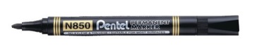 Marker permanentny PENTEL N850 czarny okrągły NaBiurQ