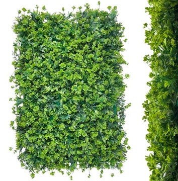 ZIELONA ŚCIANA PANEL ROŚLINNY MATA MECH OGRÓD WERTYKALNY ŚCIANA Z MCHU MATA
