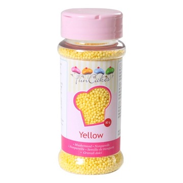 Posypka Fun Cakes 80 g MACZEK ŻÓŁTY