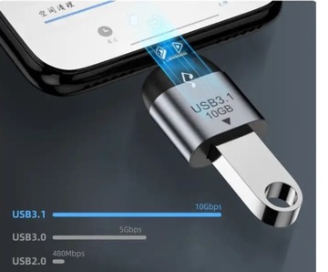 МИНИ-АДАПТЕР USB C — USB 3.1 10 ГБ АДАПТЕР