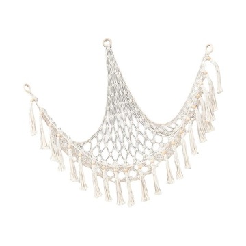 Мягкая игрушка-гамак с плюшевой сеткой, макраме в стиле бохо