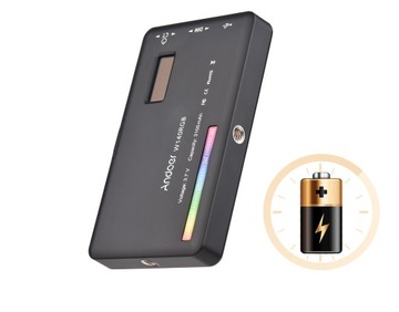Lampa LED W140 RGB AKUMULATOR 3100 mAH
