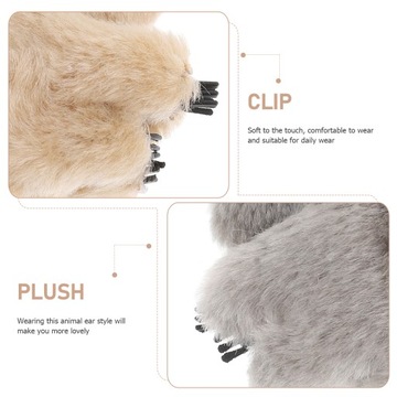 МИНИ-ЗАЖИМЫ ДЛЯ ВОЛОС АКСЕССУАРЫ ДЛЯ ВОЛОС ПЛЮШЕВЫЕ ВОЛОСЫ КОАЛЫ