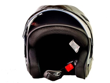 Открытый шлем для TORQ SCOOTER с козырьком, черный L