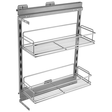 KOSZ CARGO MINI BOCZNE 25 250MM CHROM DOMYK AMIX